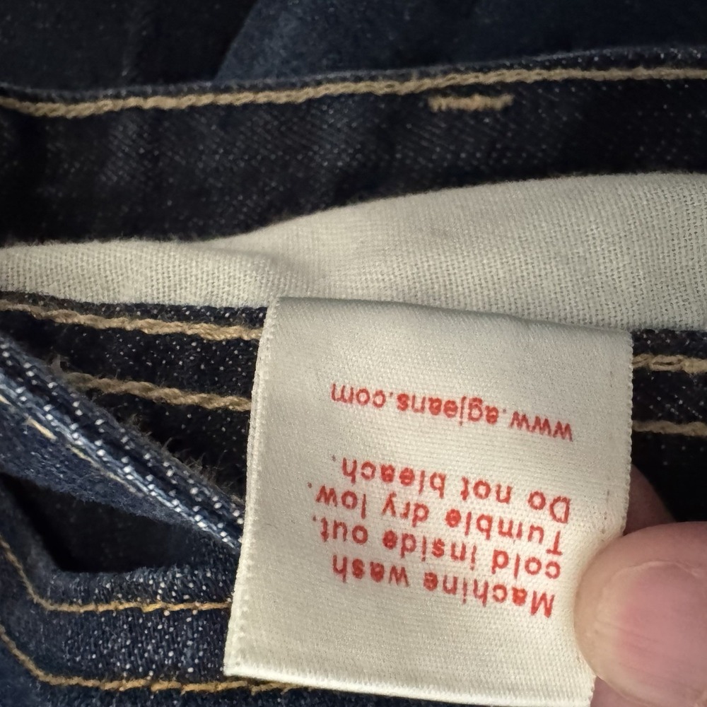 AG Adriano Goldschmied The Protege Jeans Mens 36x30 Dark Wash Straight Leg USA - Picture 8 of 9